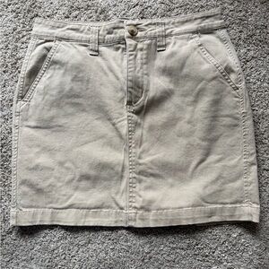 Aero Y2K Women's khaki Casual Skirt